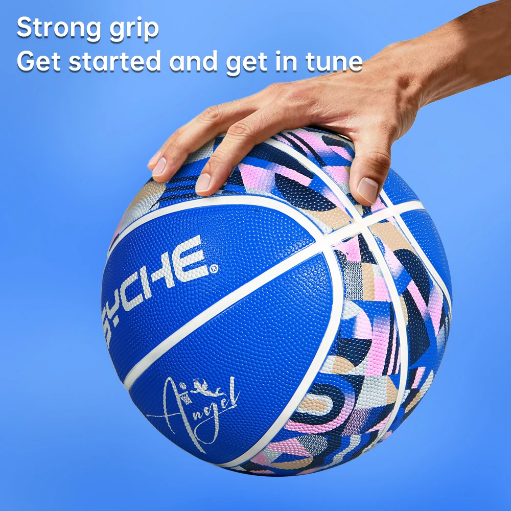 

Баскетбольный мяч PSYCHE, размер 5, премиум-класса, мягкий на ощупь, с нескользящим покрытием, для детей, подростков и взрослых, для игры в помещении и на улице