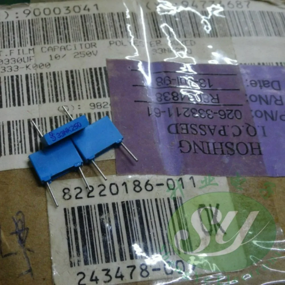 

20pcs/lot EPCOS 0.033uf 250V 33nf 333 K Brand New 7.5mm Film Capacitor B32520C3333K000