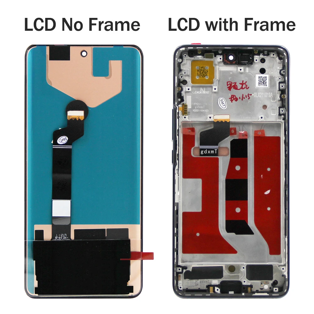 6.57\'\' For Huawei Nova 9 LCD Touch Screen Digitizer With Frame Assembly For Huawei Nova9 NAM-AL00, NAM-LX9 Display