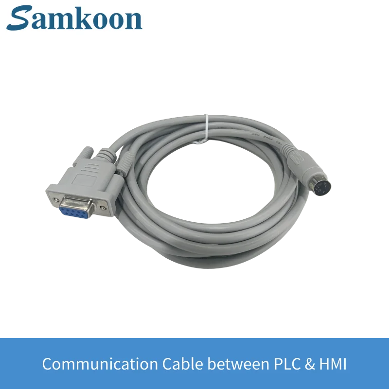 Samkoon Communication Cable for HMI to PLC 2.5m