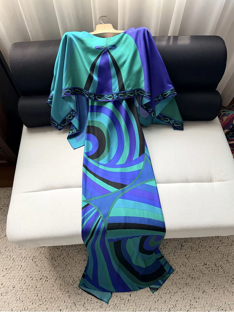 

2026 Women’s Spring Summer Runway Luxury Silk Print Skirt Suits 2-piece sets High-Quality