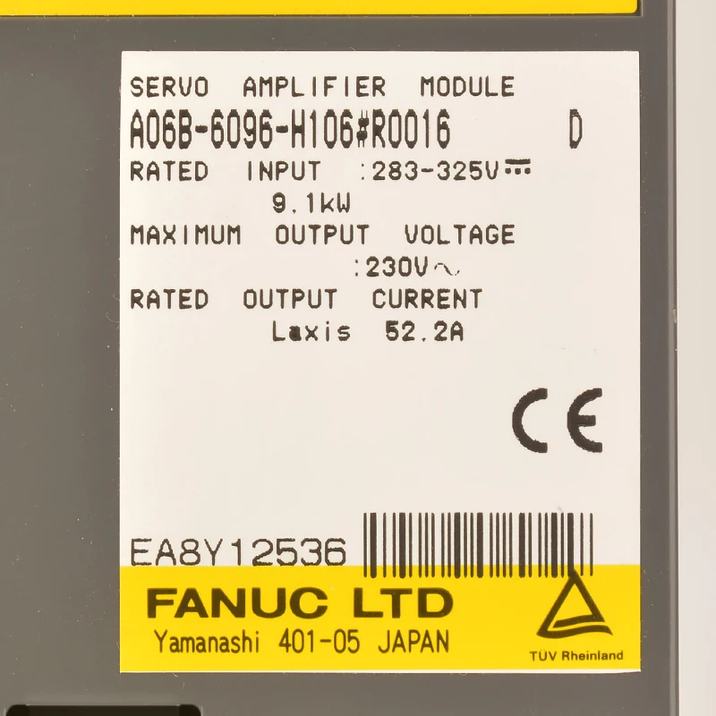 Fanuc New Original CNC Servo Drive Servo Amplifier Module A06B-6096-H106#R0016