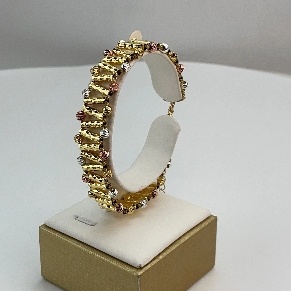EMMA موضة دبي مطلية بالذهب الخرز القلائد أقراط خواتم مجموعات المجوهرات الجميلة للنساء هدايا مجوهرات حفلات الزفاف FHK21412 #5