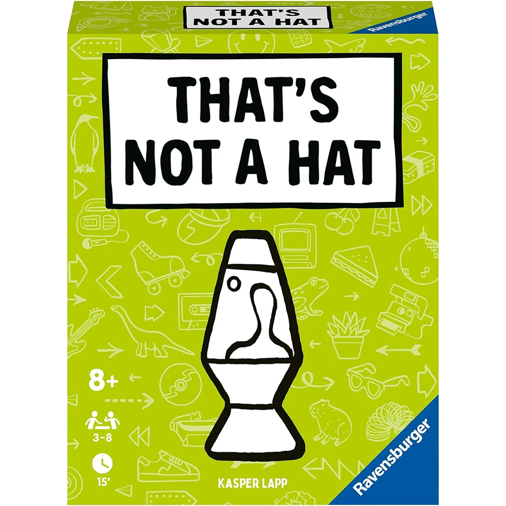 RAVENSBURGER - CARD GAMES THAT’S NOT A HAT 2: POP CULTURE, 22589, original, toys, boys, girls, gifts, collector, store, new, games, family, puzzle