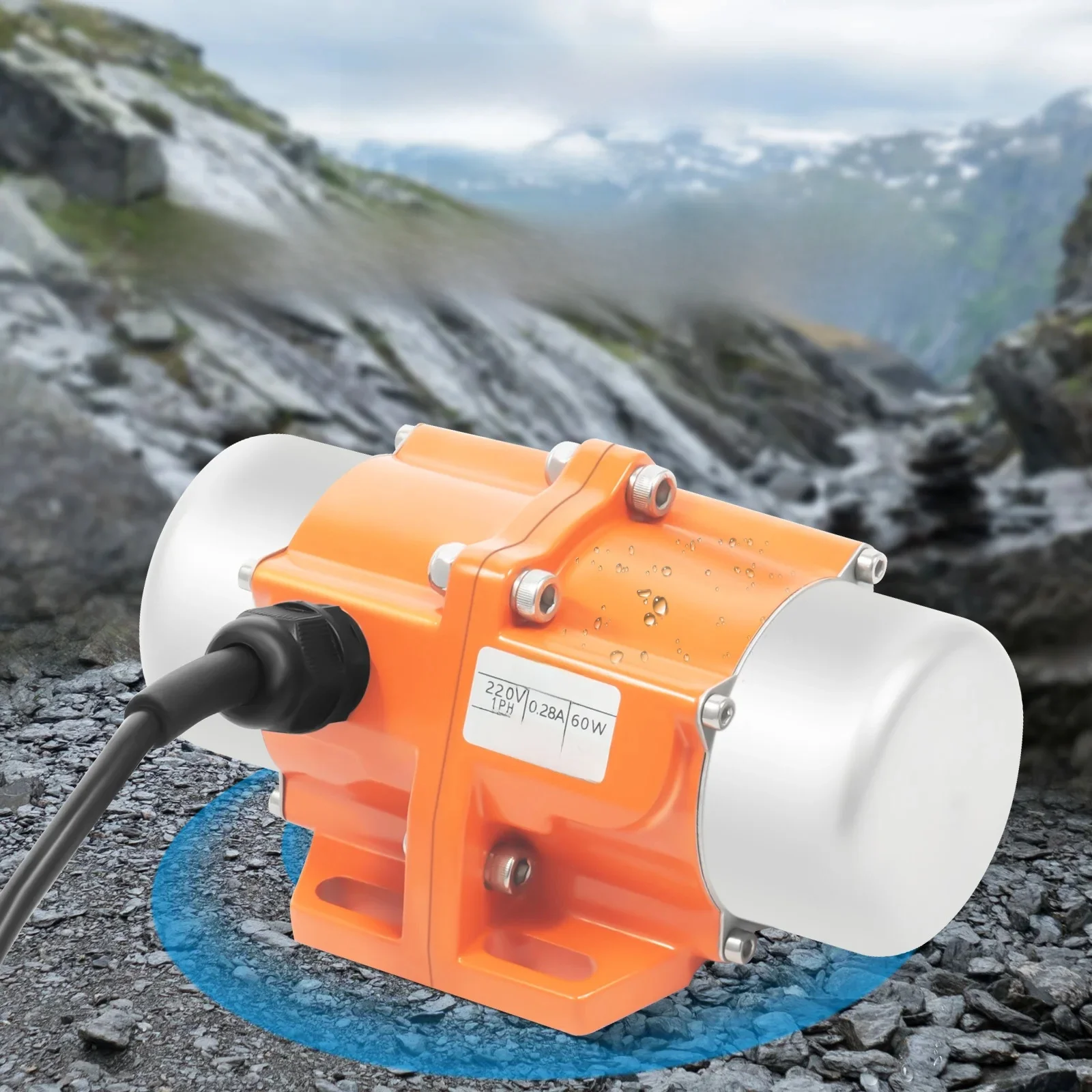 Trillingsmotor 60W eenfasige asynchrone motor Zelfkoeling voor verschillende industriële toepassingen - afbeelding 2