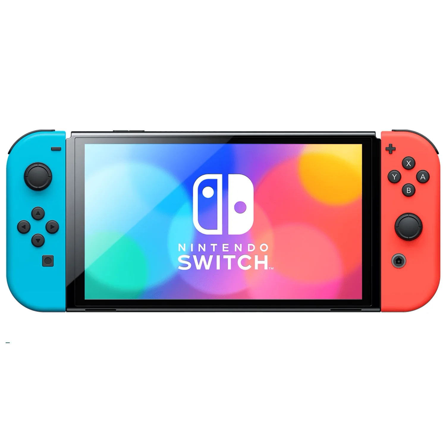 Nintendo Switch OLED Model 64GB Game Console with Blue Red Joy-Con Wireless Controllers Portable Gaming System US Version