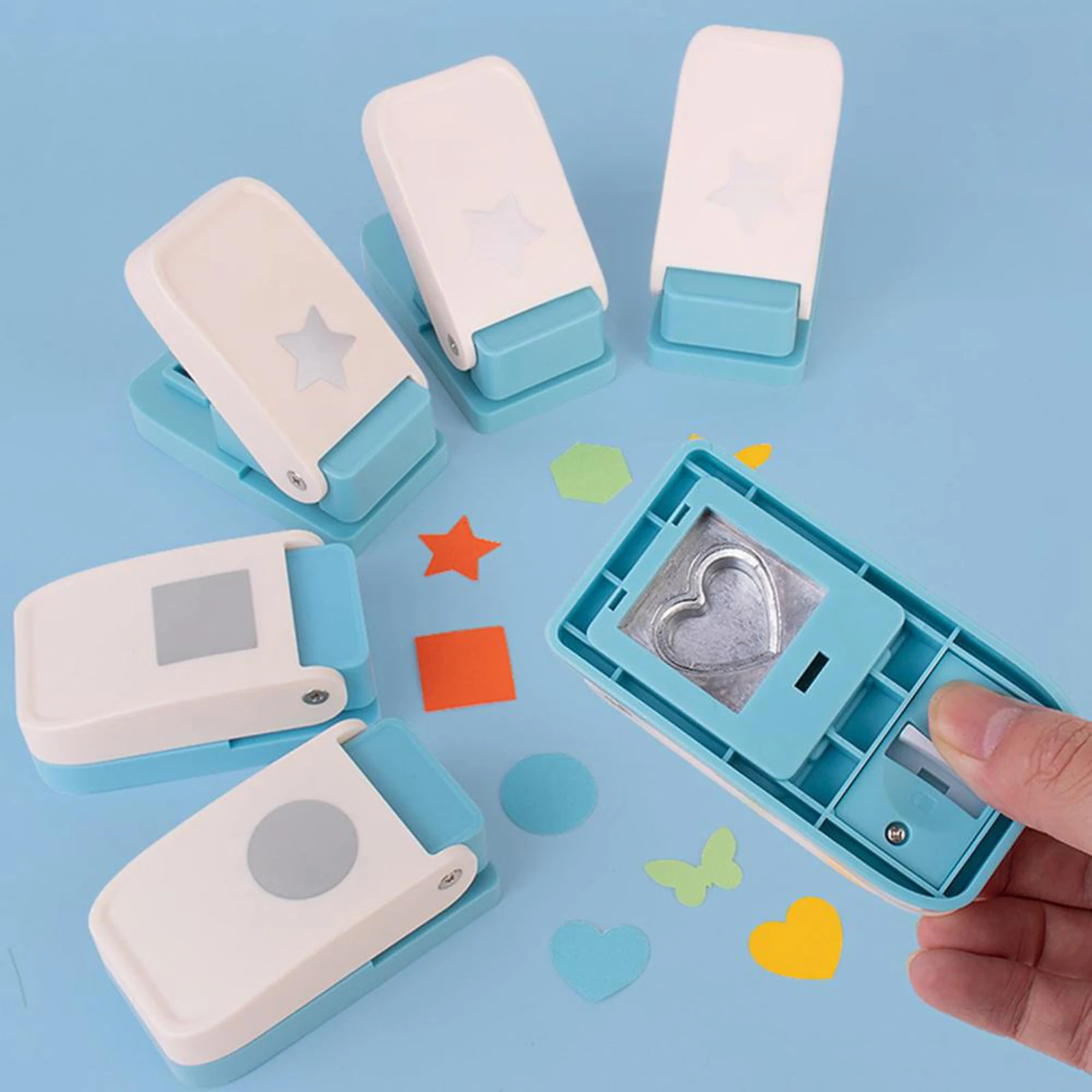 Separador de hojas sueltas con punzón de pestaña, herramienta de punzonado de papel en relieve para marcapáginas DIY, álbum de recortes de etiquetas de índice hecho propio