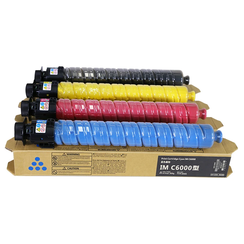 

1PCS Ricoh IMC6000 IMC4500 BK540g CMY400g Color Compatible Toner Cartridge for Ricoh IM C4500 C6000 Copier