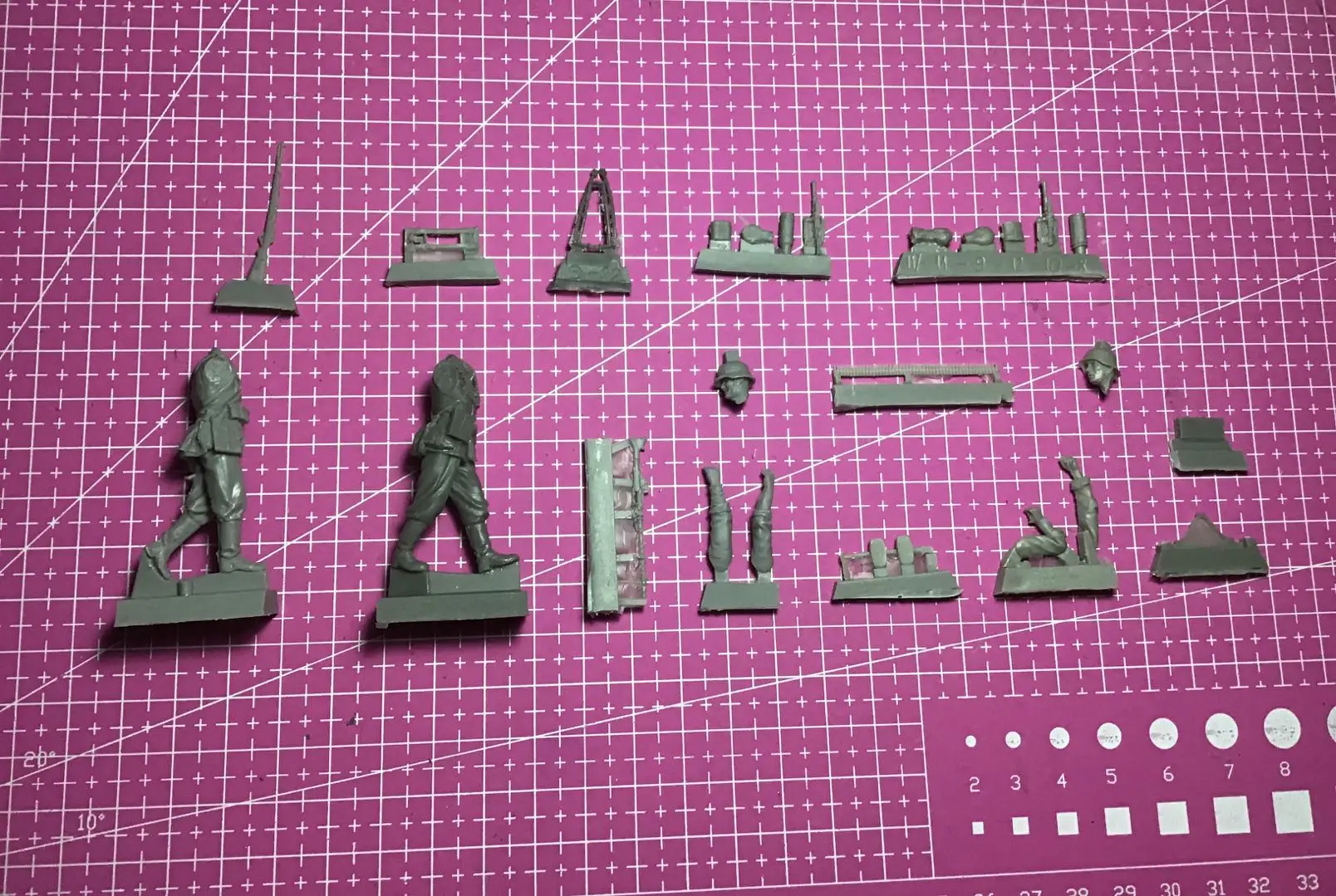 Figurine modèle GK en résine 1/35, kit non assemblé et non peint