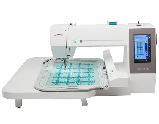 Novas vendas Janome Memory Craft 550E Máquina de bordar