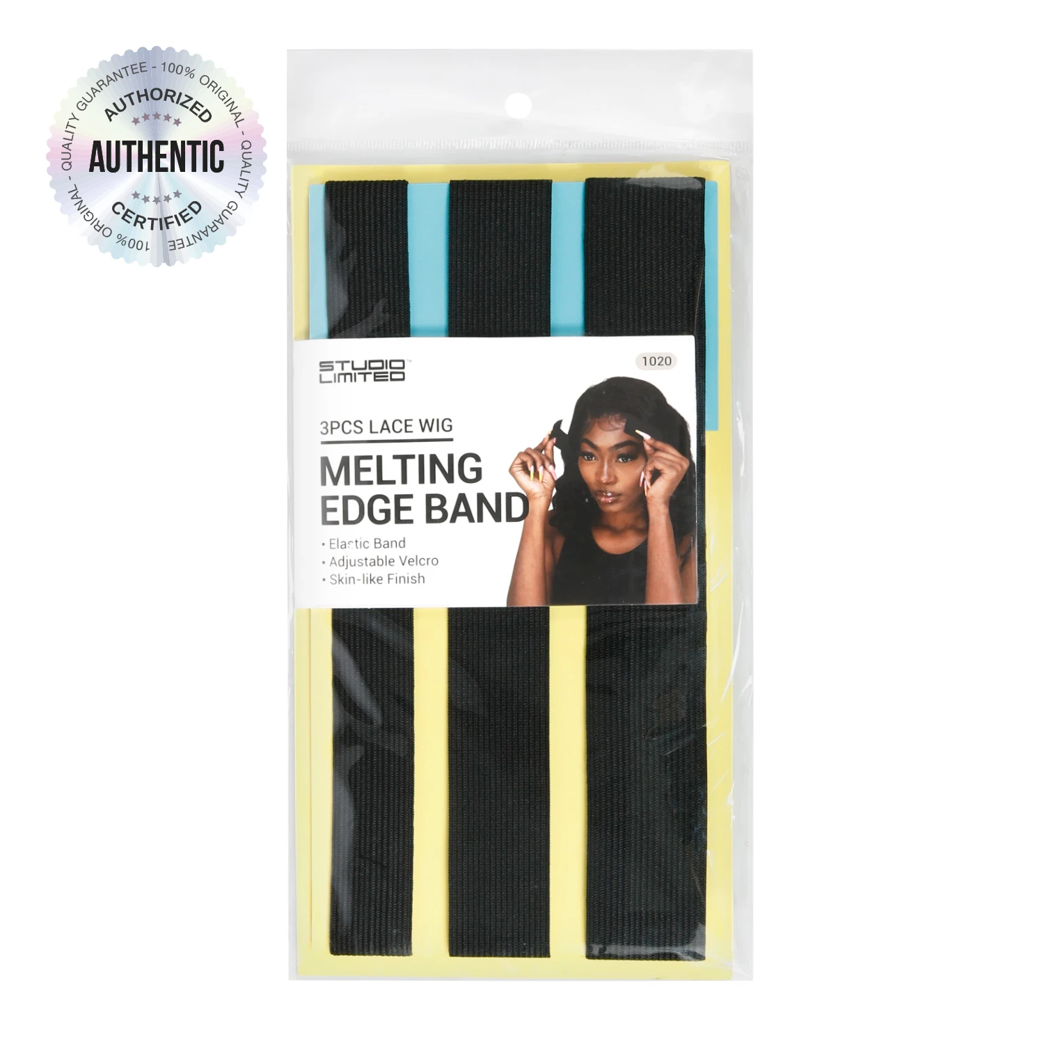 Studio Limited Elastic Velcro Lace Melting Band Edge Band 3 pcs - Adjustable Fit, Perfect Lace Melting, Secure Edge