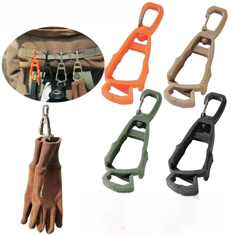 Nouveau 4-1PC gants de protection en plein air pince cintre multi-usages sécurité travail gants support Anti-chute gant ceinture pince pour travailleur