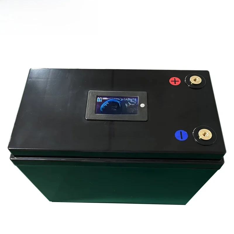 Case 12V 280AH DIY Batterij Case Draagbare Batterij Box 230AH 4S Optioneel 200A BMS 2A Actieve Balans TFT LCD Tape Bolt Voor RV - afbeelding 2
