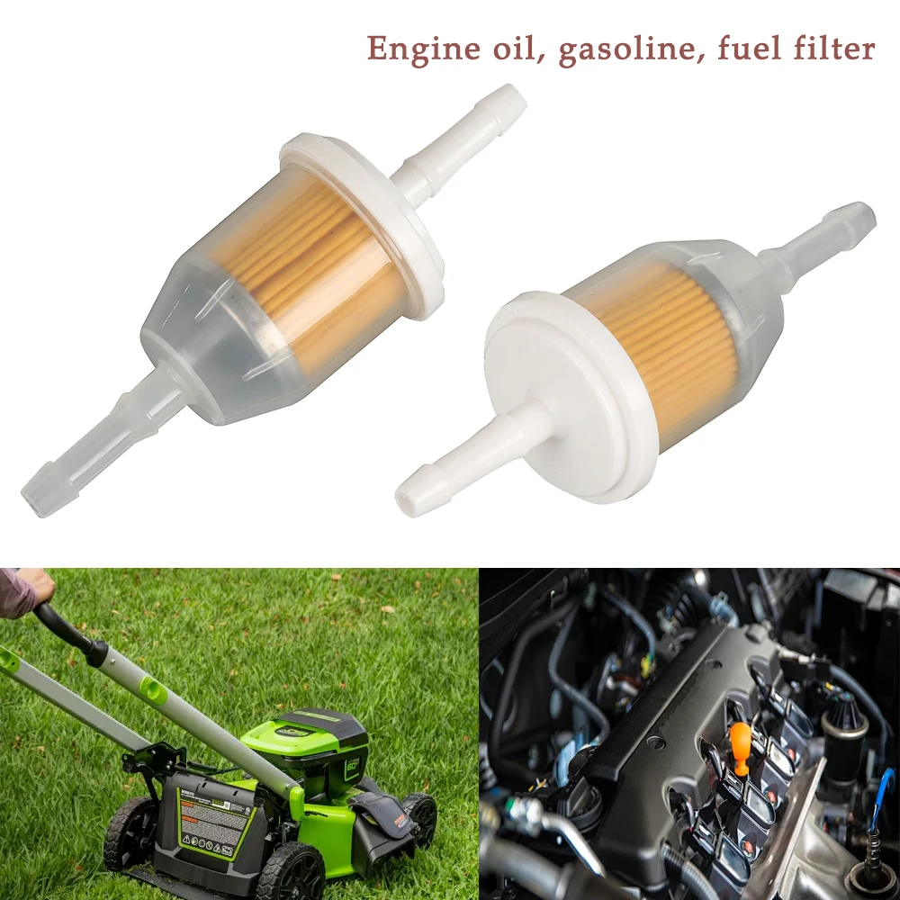 

1PC 5pcs General Gasoline Gas Fuel Filter Motorcycle Scooter Lawn Mower Engine Parts Replacement Fuel Filter