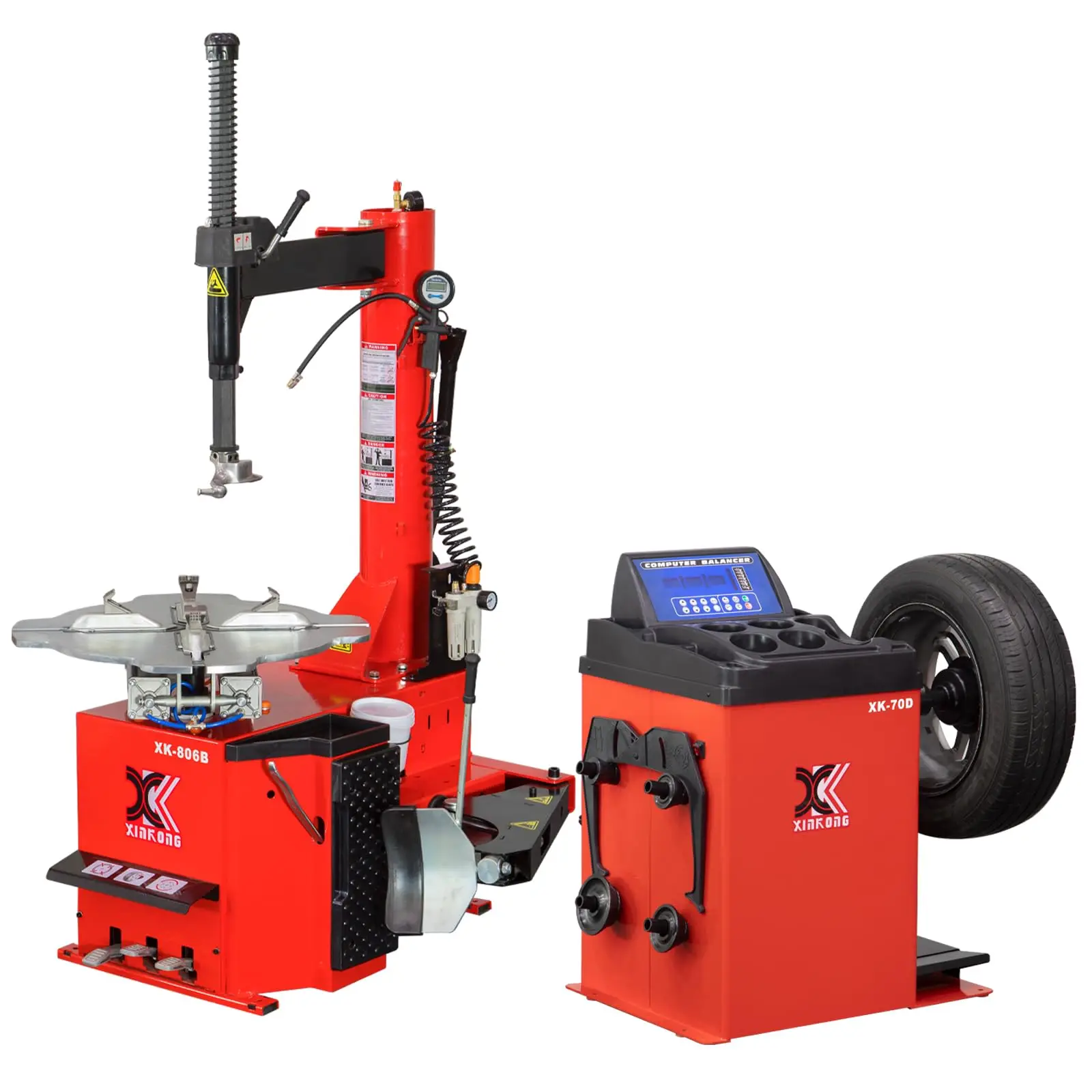 

FAST SELLING ON 1.5 HP 806B 70D TIRE CHANGER WHEEL BALANCER MACHINE COMBO RIM CLAMP 14"-28" Instant shipping