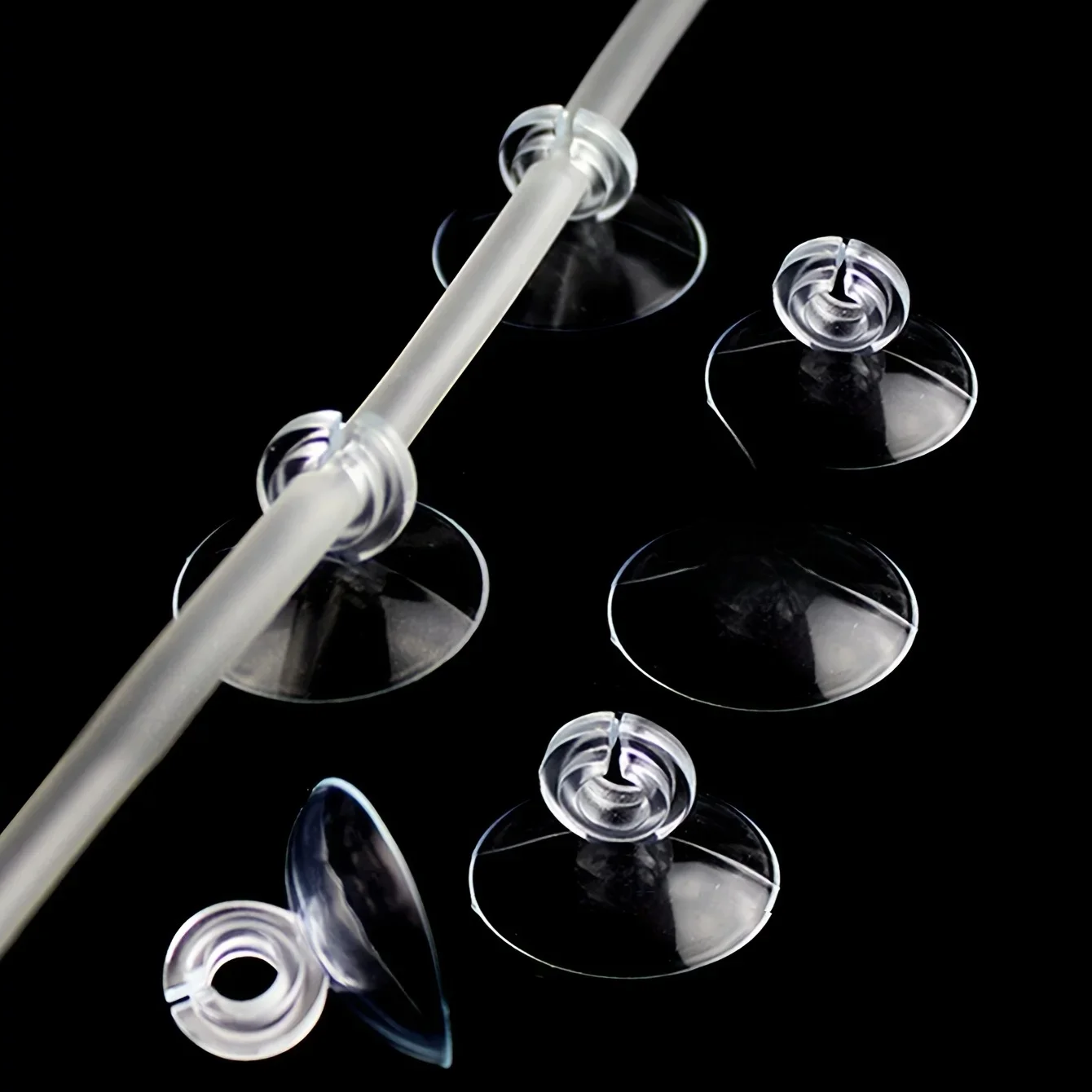 Support de cylindre de pompe à air en silicone avec ventouses – Support sécurisé pour pompes à oxygène, fixation de réservoir stable et fiable