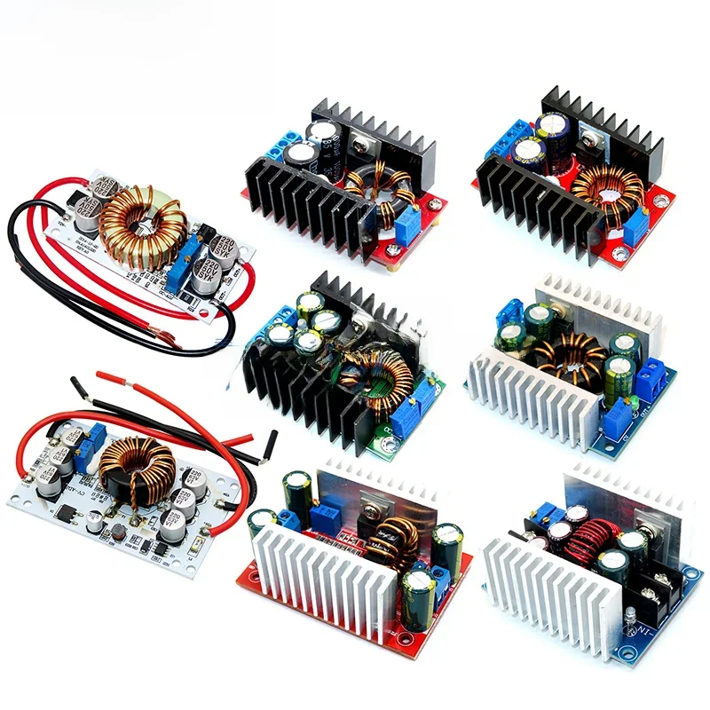 DC-DC 120W / 150W / 250W / 9A 300W / 300W 20A / 400W 15A / 600W 10A Przetwornica podwyższająca Moduł zasilacza przetwornicy obniżającej napięcie — zdjęcie 2