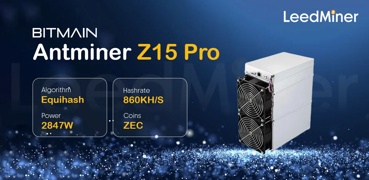 

Майнер Bitmain Antminer Z15 Pro 840kh/s для Zcash