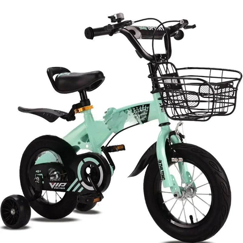 AliExpress New Folding Kid Bike 12/14/16/18 Inch Children Bicycle For Boys and Girls Cycling Light Students Bike