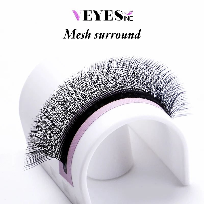 Veyes Inc W Shape Eyelash Extensions Veyelash Automatic Flowering Bloom 3D 4D 5D 6D Premade fans Natural Soft Dense Individual