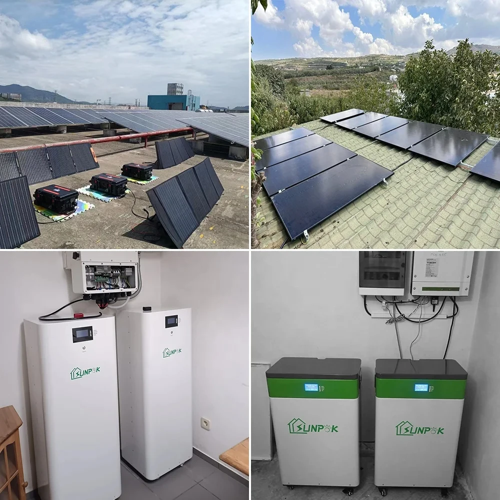 Sunpok 48V 10kwh Powerwall Lifepo4 Inverter integrato al litio tutto l'accumulo di energia solare di emergenza batteria monofase 100ah LFP