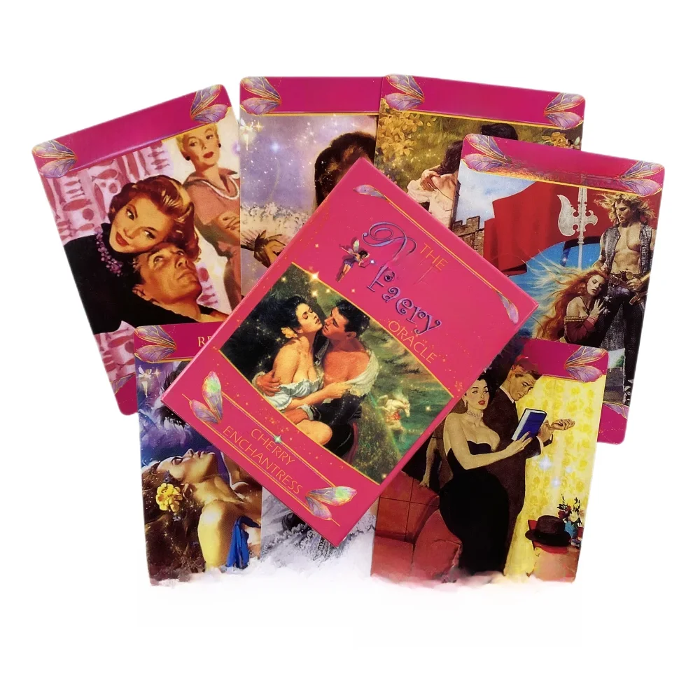 Jeu de cartes Oracle The Romantic Faery, jeu de Divination, édition anglaise, Tarot, jeu de société pour fête