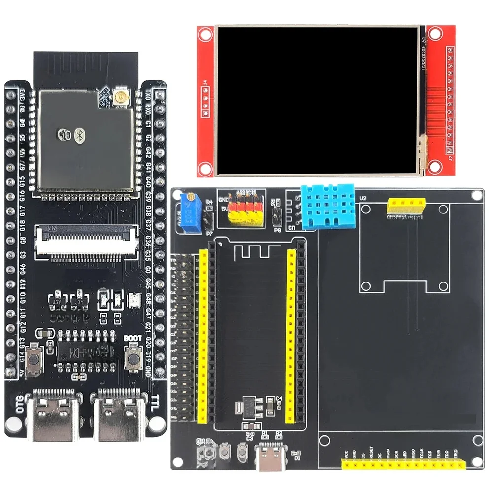 Zestaw płytki rozwojowej ESP32S3 z 2,8-calowym wyświetlaczem, modułem Wi-Fi 2.4G, 8MB PSRAM, 16MB FLASH, ESP32-S3 N16R8 CAM, Type-C — zdjęcie produktu 7