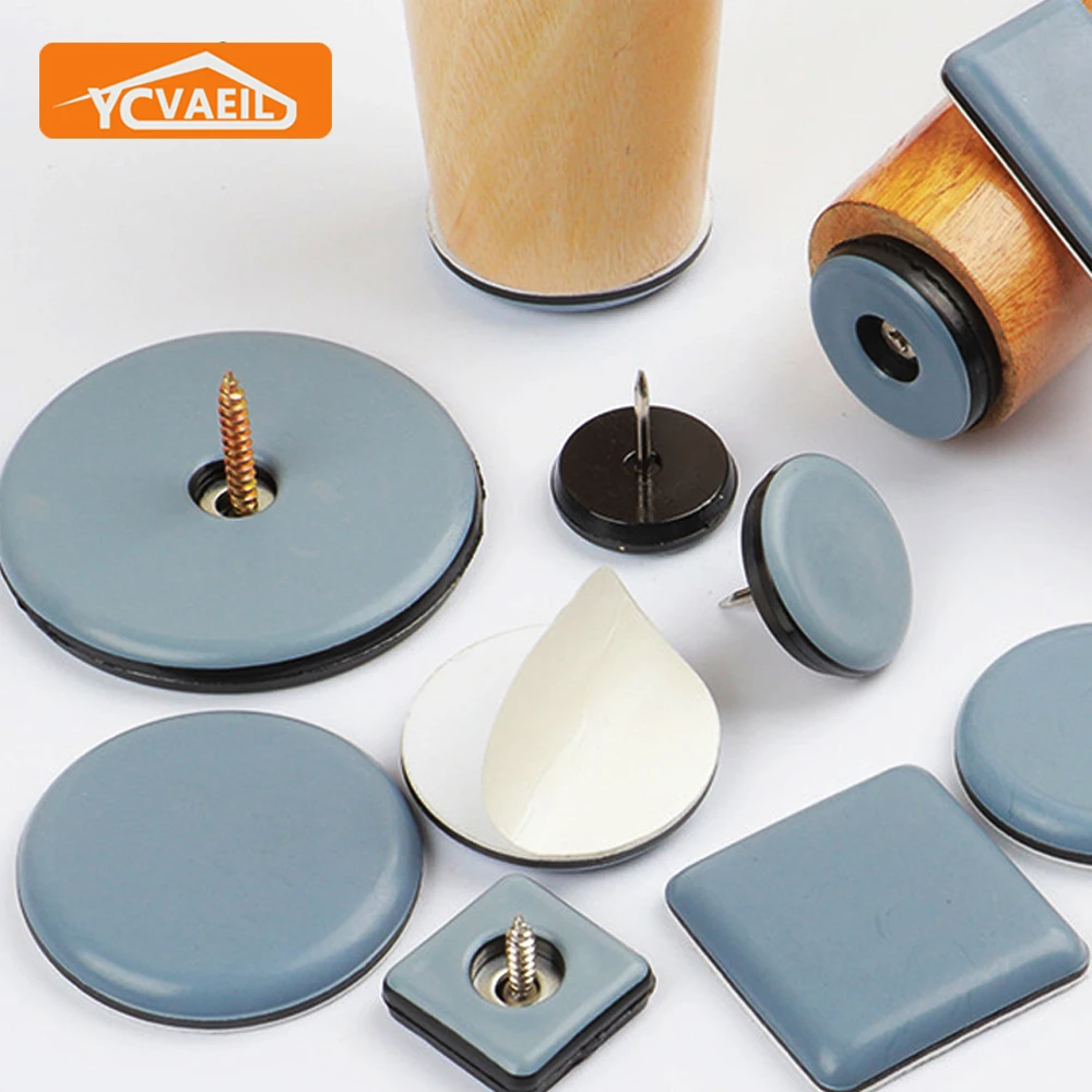 8 Stuks Tafel Stoel Benen Pad19mm Meubels Sliders Pads Kast Bank Anti-slijtage Floor Protector Matten Meubelbeslag