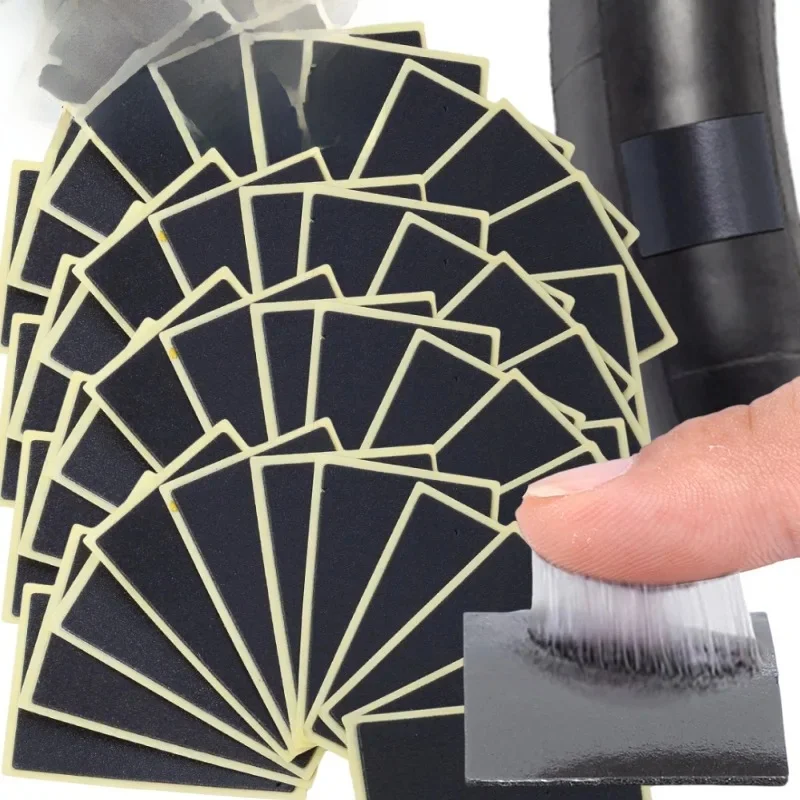 AliExpress 10-60pcs Bicycle Glue-free Tire Patches Tool Quick Repairing Tyre Protection Patch Adhesive Quick Drying Bike Accessories