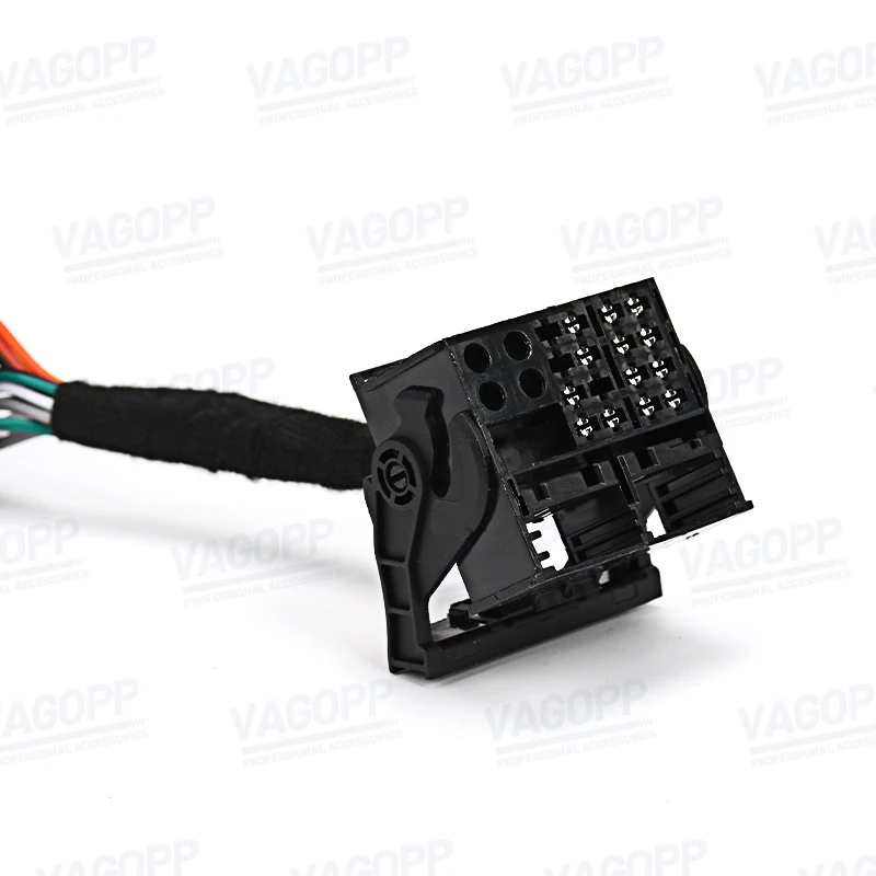 MQB PARA PQ Adaptador de Rádio, Acessórios para Cabo Quadlock, RCD330 RCD330G para VW 2003 a 2015