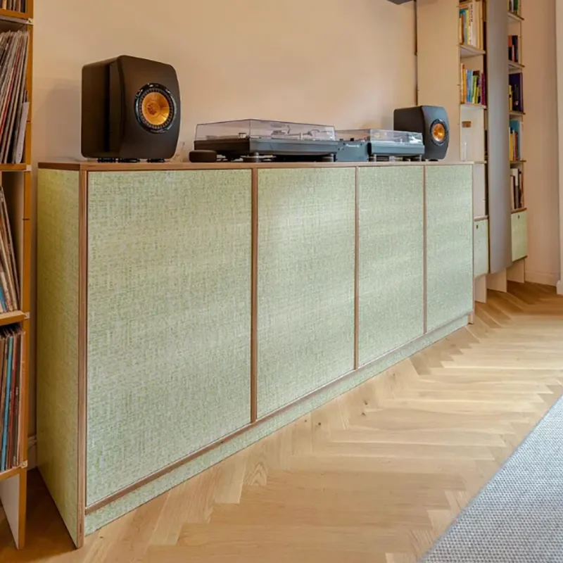 1 لفة من ورق جدران الكتان ذاتي اللصق سميك PVC المقاوم للماء ملصق حائط لغرفة المعيشة والمطبخ وغرفة النوم ورق حائط مزخرف