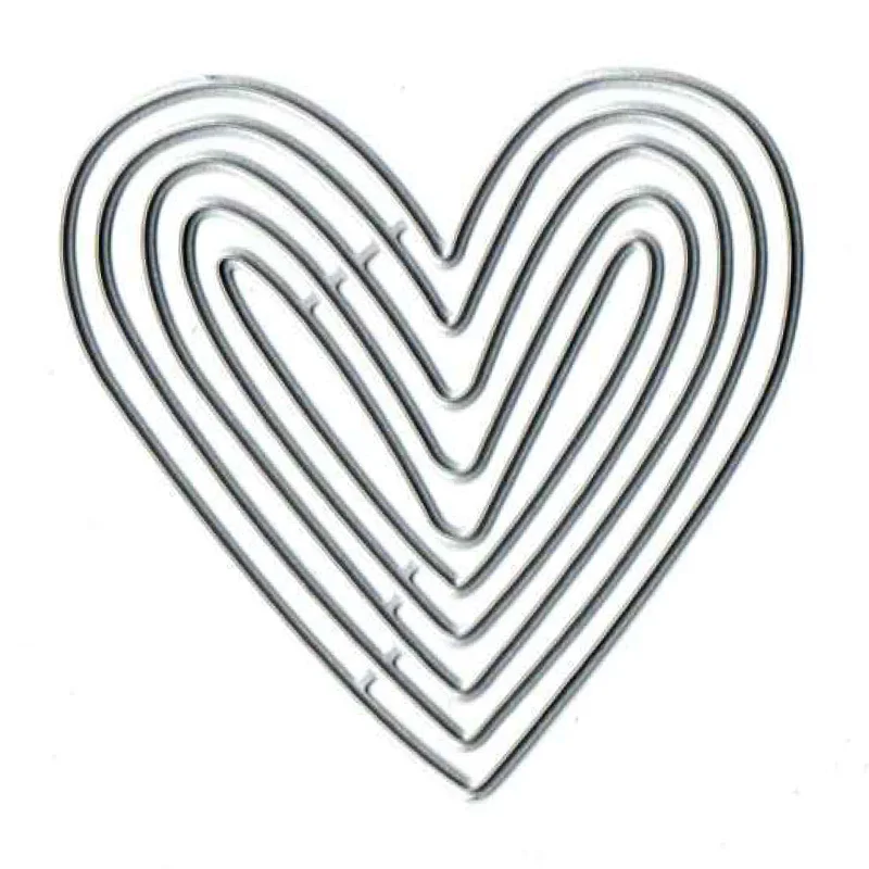 Various Heart and Frame Metal Cutting Dies Die Cuts for Card Making Scrapbooking Punching Stencils Photo Album 2022 New Cut Dies