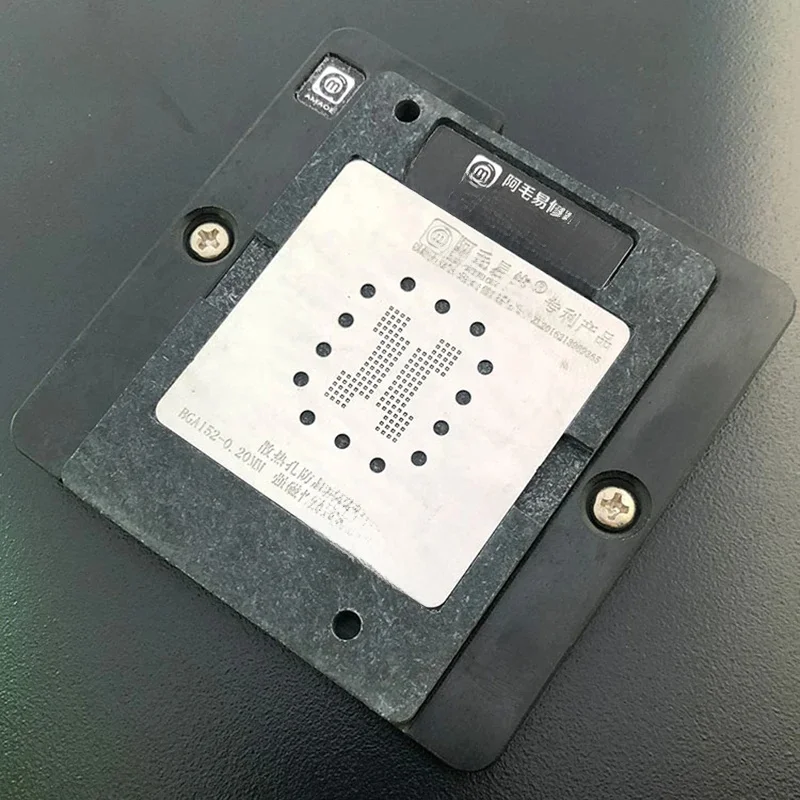 BGA Reballing wzornik roślin cyny platformy zestawy dla SSD dysk półprzewodnikowy pamięć flash BGA 132 152 układ scalony BGA szablon lutowania — zdjęcie 2