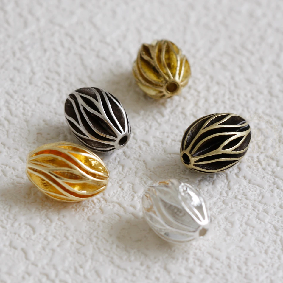 DIY Supply-قطعة واحدة من العثور على النحاس الصلب المطلي الممتاز - فاصل بيضاوي (4912C)