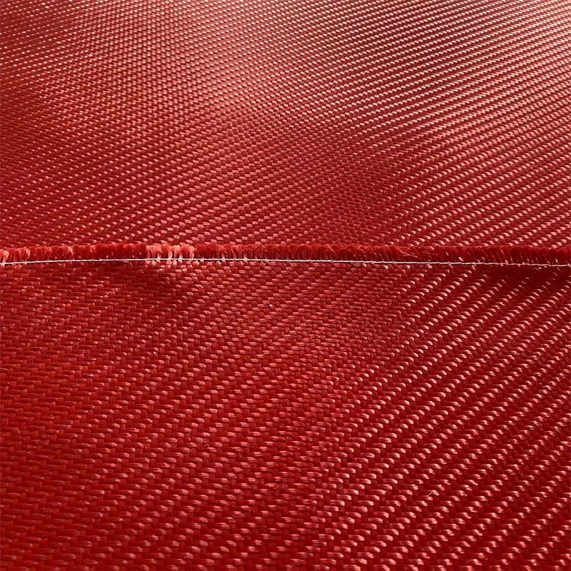 Kafu KFA240H red Kevlar fabric 1500D 240g aramid fiber cloth DIY interior decoration fabric for automobile and motorcycle