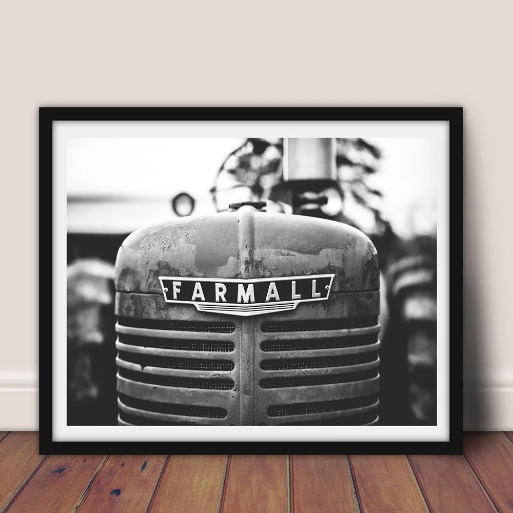 Vintage Tractor Posters And Prints Farmall Fixer Upper Canvas Painting Nursery Wall Art  Picture Farm Farmhouse Room Home Decor