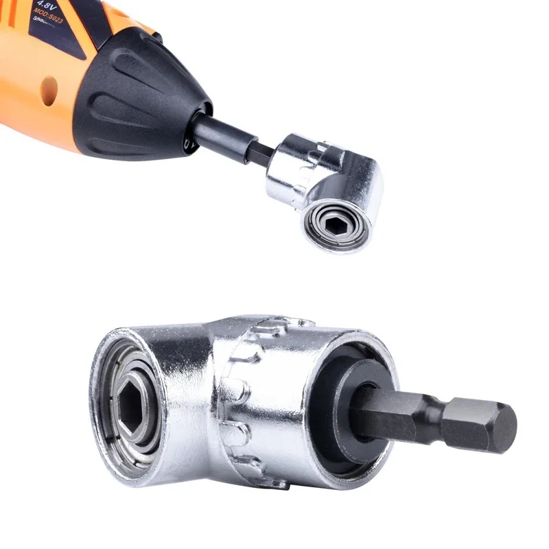 Hex Bit 105 graden hoek schroevendraaier socket houder adapter verstelbare bits boor hoek schroevendraaier batch hoofd geen set - afbeelding 2