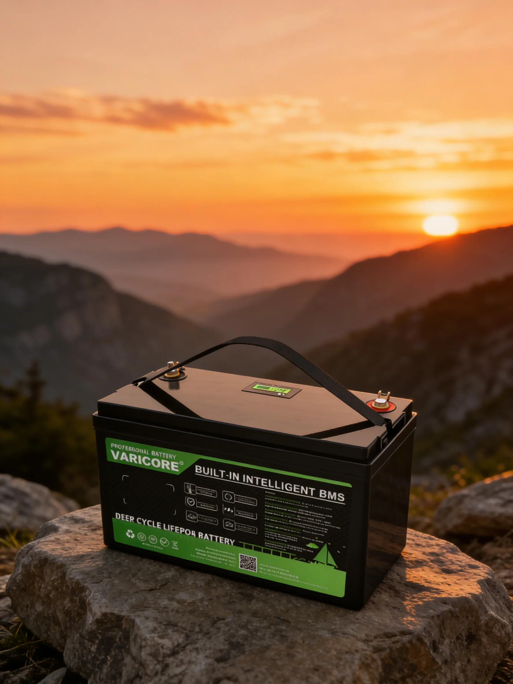Varicore 12V 100Ah 120Ah 160Ah Lifepo4 batterij powerbank voor thuisopslag, kamperen, motorfietsen, campers en fotovoltaïsche zonne-energiesystemen - afbeelding 2