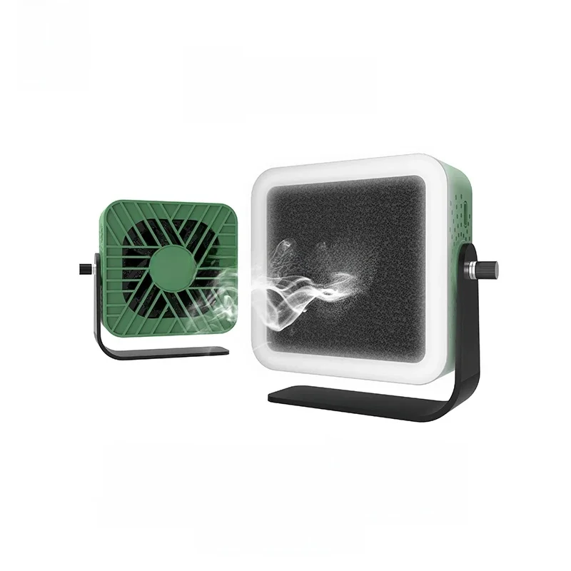 Wentylator pochłaniacz dymu 2UUL DA98 Aiolos z lampą LED 3 w 1, przenośny wentylator chłodzący z oświetleniem do spawania PCB i usuwania oparów. — zdjęcie 2
