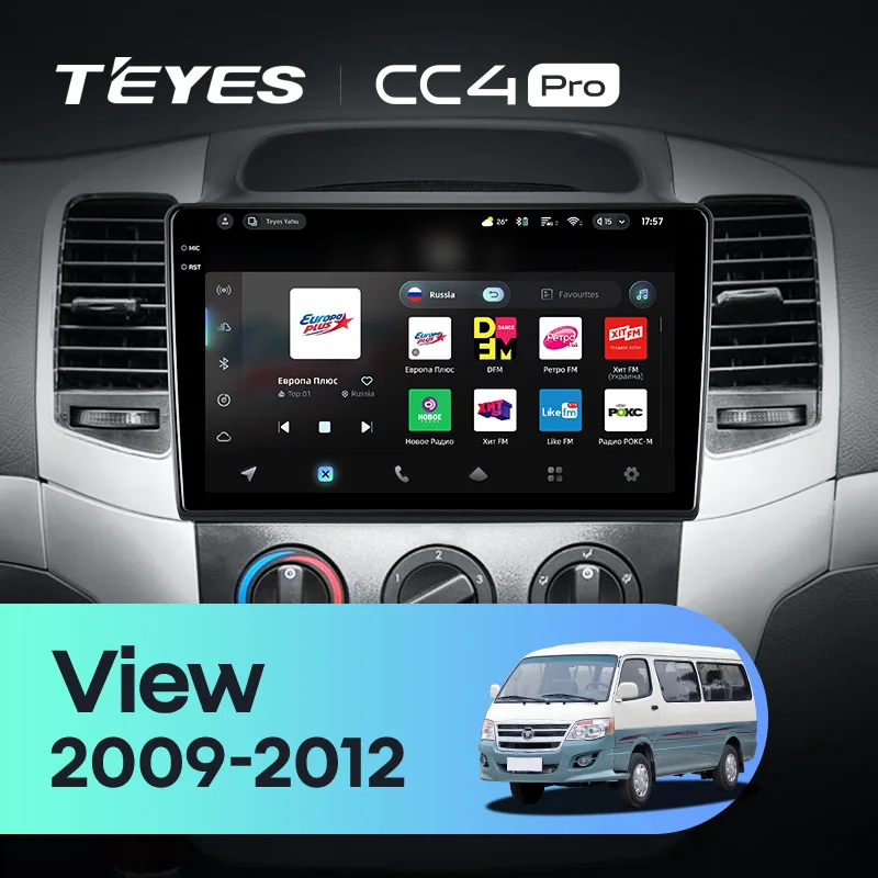 TEYES CC4 PRO For Foton View 2009 - 2012 CarPlay Radio Multimedia Stereo Car play Android Auto 2DIN Autoradio