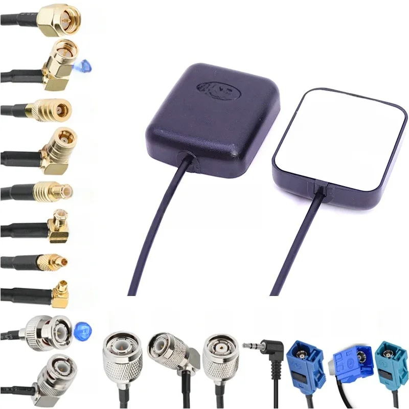Samochodowa antena GPS Odbiornik GPS Samochodowa antena GPS DVD z złączem 3,5 mm SMA SMB MCX MMCX BNC TNC Fakra do MFD2 RNS2 lub innych — zdjęcie 2