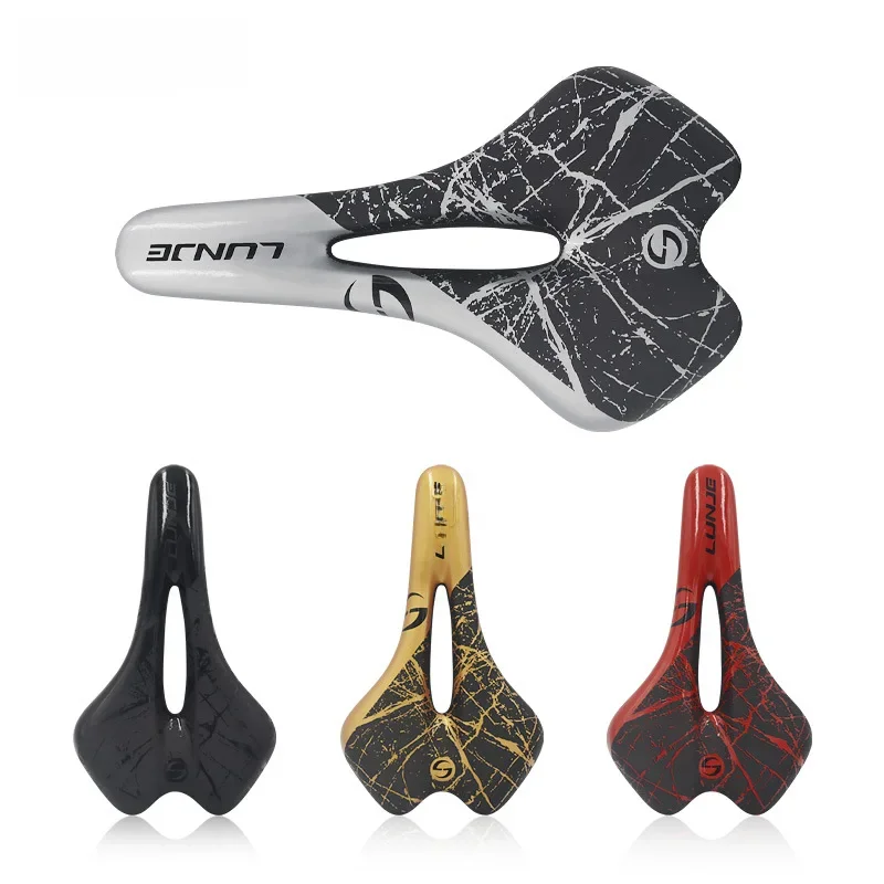 LUNJE selle de vélo PU housse en cuir imperméable selles de vélo confortables pièces de cyclisme