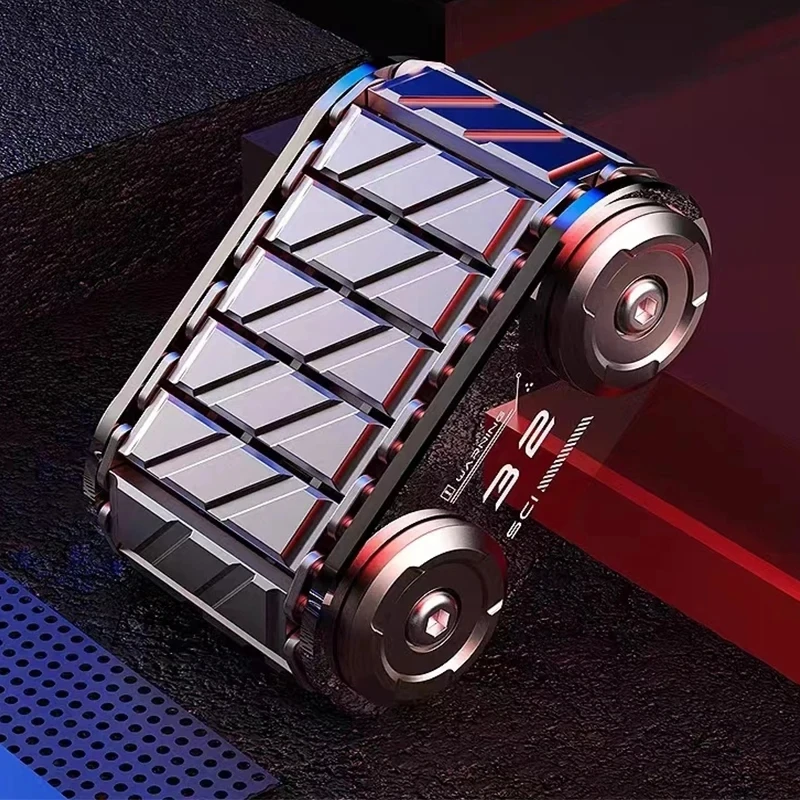 Zbiornik Fidget Roller autyzm ADHD Metal EDC Fidget zabawki zabawki na biurko niepokój zabawki antystresowe prezent dla dorosłych