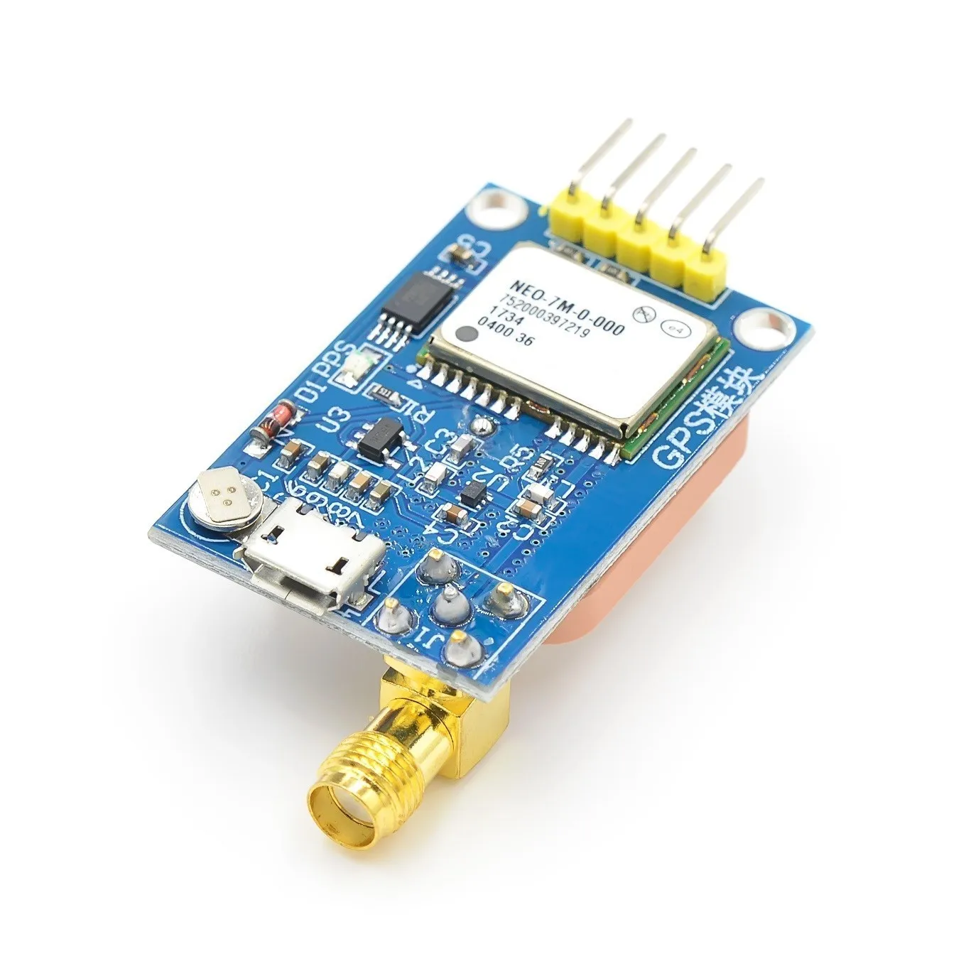 GPS Module Micro USB NEO-6M NEO-7M NEO-8M Satellite Positioning Single-Chip for Arduino STM32 Compatible
