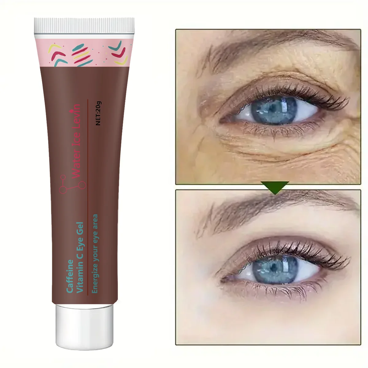 20g Caffeine Eye Cream Fast-Acting Firming & Lifting Energizes Day & Night Use Reduces Puffiness