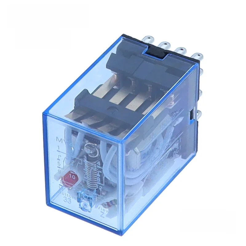 Relais MY4 à usage général 4pdt, relais 14 broches DC 12V/ 24V /110V 220V, interrupteur MY4, 1 pièce