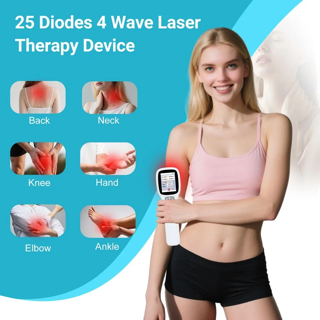 Frovab 4-in-1 Multifunction LLLT Light Therapy Device High Power 2500mW Non-Invasive for Joint Pain Wound Healing Human Animal Vet Use