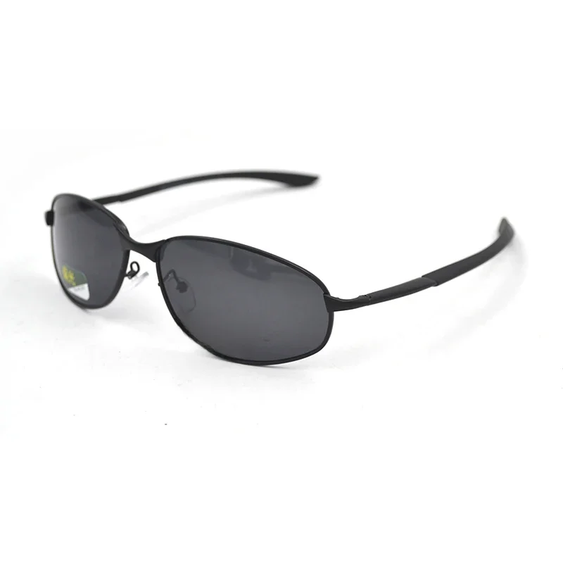 Nowe okulary przeciwsłoneczne z polaryzacją UV400 dla kobiet mężczyzn metalowa rama sportowe odcienie okulary przeciwsłoneczne podróżne okulary przeciwsłoneczne do jazdy szare/Tan Lens L3 — zdjęcie 2