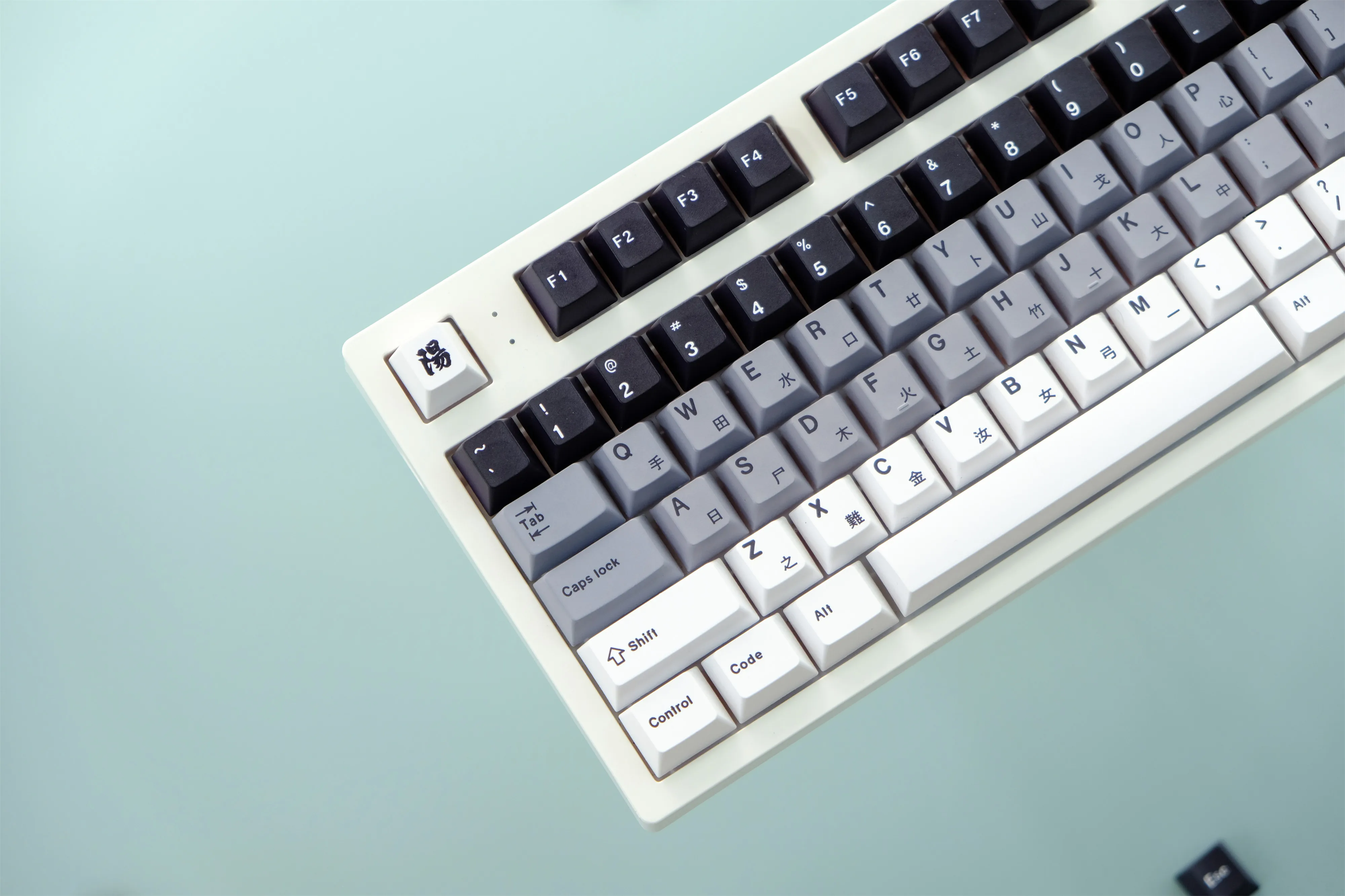 Gmk yin yang Klatsch-Tasten kappe, 129 Tasten Tasten kappen Kirsch profil Farbstoff-Sub personal isierte Tasten kappen für mechanische Tastatur