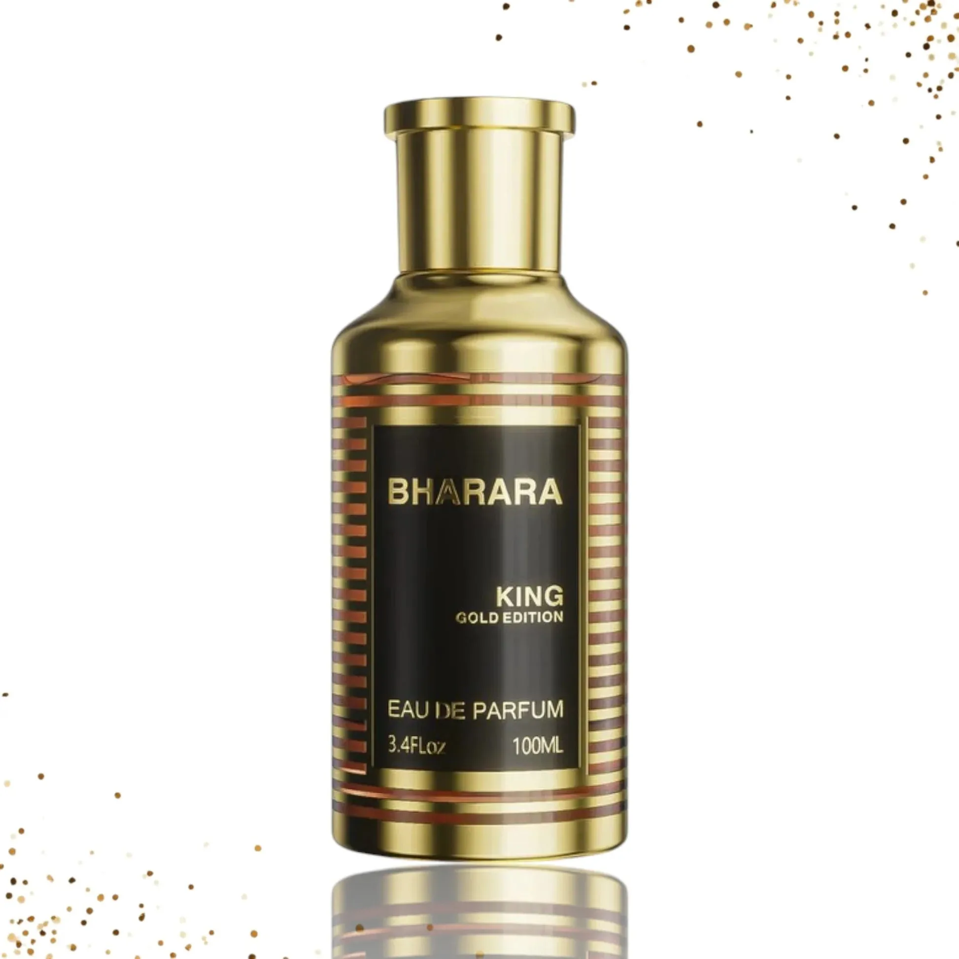Inspirado em clássicos gourmand de elite |   Bharara King Gold Edition Eau de Parfum – 100 ml / 3,4 fl oz